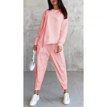 ⏰ Now only 50% off!🔥Women's Irregular Hem Top & Casual Pants Set
