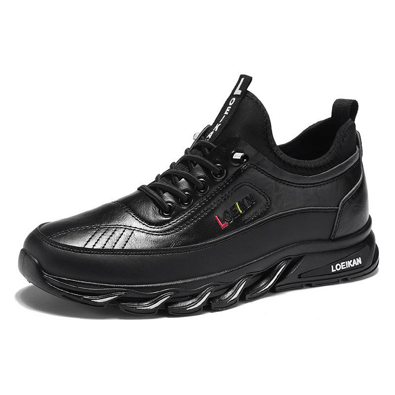 Men's Casual Fashion Orthopedic Hiking Shoes – Anti-Puncture, Anti-Collision, Non-Slip Arch Support  Leather Outdoor Sports Shoes for All-Terrain Performance