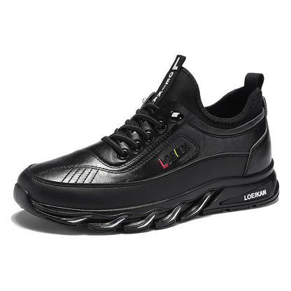 Men's Casual Fashion Orthopedic Hiking Shoes – Anti-Puncture, Anti-Collision, Non-Slip Arch Support  Leather Outdoor Sports Shoes for All-Terrain Performance