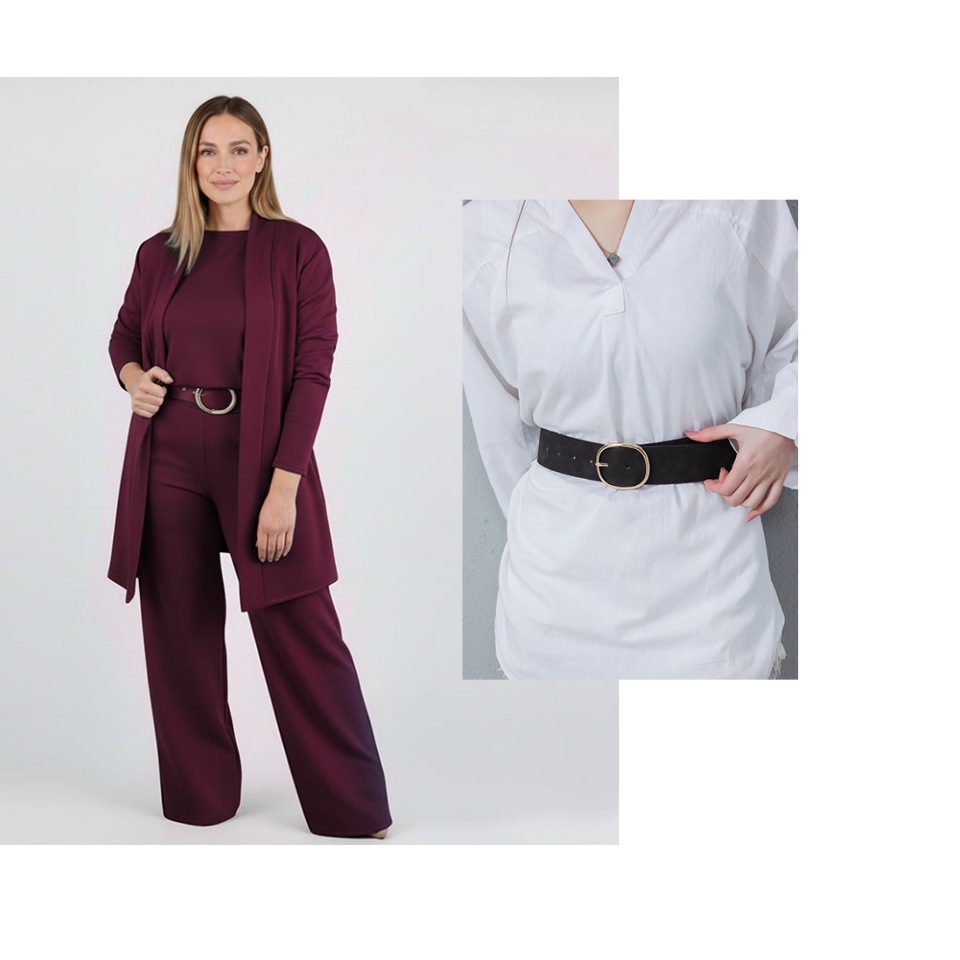 ⏳Time-Limited Special⏰Elegant 3-piece set including long cardigan, top and pants💞