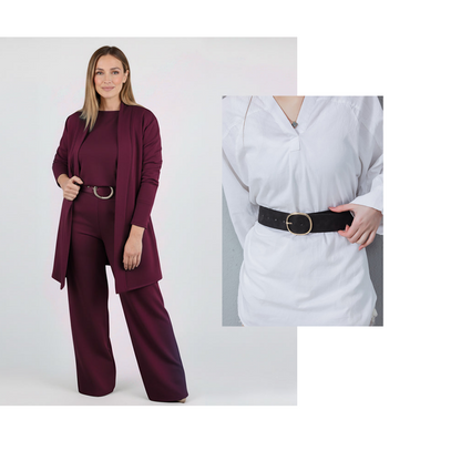 ⏳Time-Limited Special⏰Elegant 3-piece set including long cardigan, top and pants💞