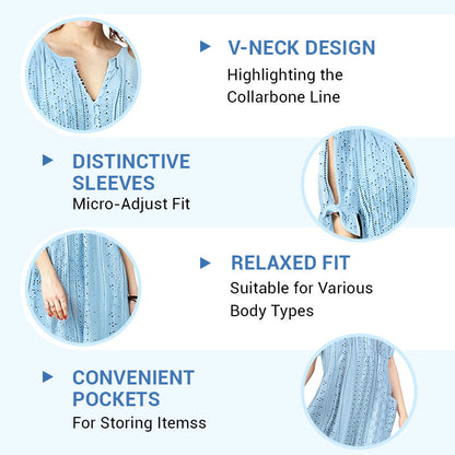 👗50% OFF NOW! 💃 Women's Elegant V-Neck Hollow-Out Solid Dress – Flattering cut, breathable fabric & perfect for summer parties or date nights ✨