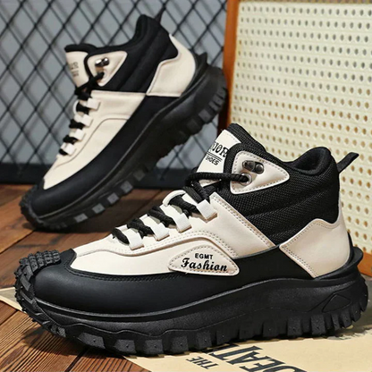 Men’s Work Hiking Boots – Waterproof, Non-Slip, Puncture and Smash Resistant, Wide Toe, Arch Support – Ideal for Daily Wear and Outdoor Adventures