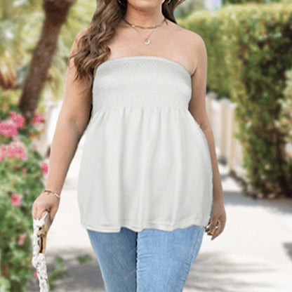 🔥Summer Hot Sale - Solid Chic Minimalist Basic Tube Top