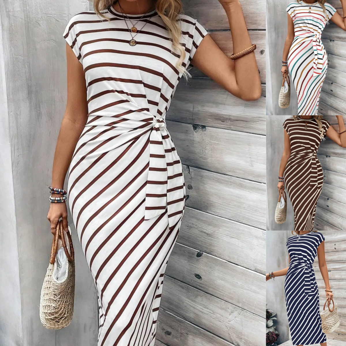 🥰Women's Elegant Tie Waist Dress